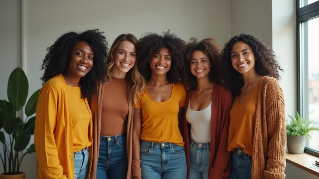 Diverse group of wellness professionals of various backgrounds, body sizes, and identities welcoming you at Beyond Eating Recovery